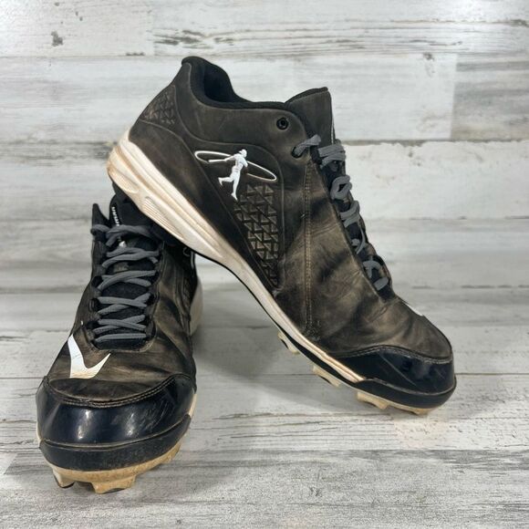 Nike Swingman Baseball 535837-010 Athletic Shoes Lace‎ Up Black Size 12 US - Picture 6 of 8